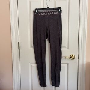 Nike Pro Grey Leggings Dri-Fit